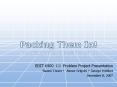 Packing Them In! PowerPoint PPT Presentation