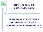 DISCUSSION ET COMPARAISON