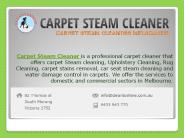 Steam Carpet Cleaning Melbourne