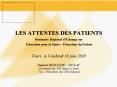 LES ATTENTES DES PATIENTS PowerPoint PPT Presentation
