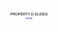 PROPERTY D SLIDES PowerPoint PPT Presentation