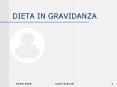 DIETA IN GRAVIDANZA PowerPoint PPT Presentation