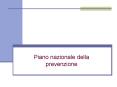 Piano nazionale della prevenzione PowerPoint PPT Presentation