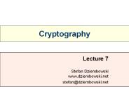 Cryptography