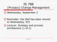 IS 788 [Process] Change Management PowerPoint PPT Presentation