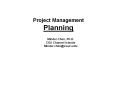 Project Management PowerPoint PPT Presentation