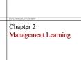 Management Learning PowerPoint PPT Presentation