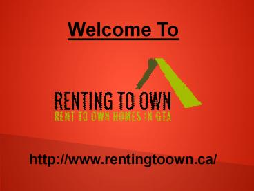 Rent To Own Homes Toronto, Brampton & Mississauga (1)