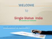 Unmarried certificate application form