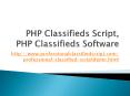 PHP Classifieds Script, PHP Classifieds Software, Craigslist Clone PowerPoint PPT Presentation