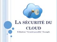 La sécurité du Cloud