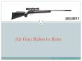 Air Gun Rules to Rote PowerPoint PPT Presentation