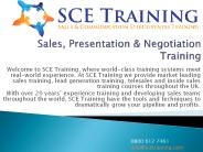 SCE Training - Sales Training Courses