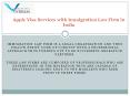 Apply Visa Services with Immigration Law Firm in India PowerPoint PPT Presentation