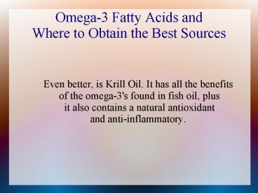 Omega-3 and the Best Sources for the Body