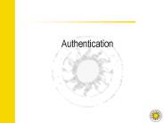 Authentication