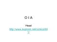 O I A PowerPoint PPT Presentation