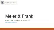 Meierfrank Checkered and Confederate Flags