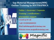 Sap Material Management(MM) Online Training In SOUTHAFRICA