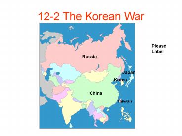 12-2 The Korean War