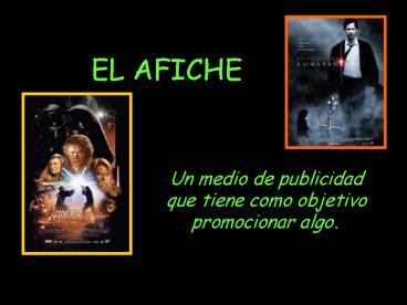 EL AFICHE
