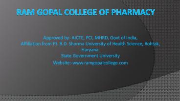Pharmacy college admission 2014 in Gurgaon &  delhi