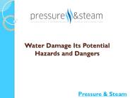 Water Damage-Its Potential Hazards and Dangers