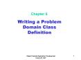 Writing a Problem Domain Class Definition PowerPoint PPT Presentation