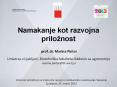 Namakanje kot razvojna prilo PowerPoint PPT Presentation