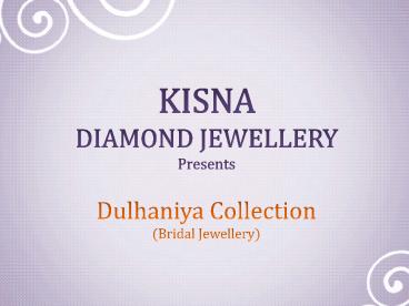 Bridal Jewellery Collection