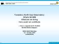 Towards a North Sea Observatory: What PowerPoint PPT Presentation