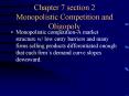 Chapter 7 section 2 Monopolistic Competition and Oligopoly PowerPoint PPT Presentation