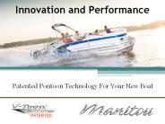Patented Pontoon Technology For Your New Boat