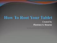 How To Root Your Tablet