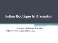 indian boutique in brampton PowerPoint PPT Presentation