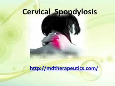 Cervical spondylosis