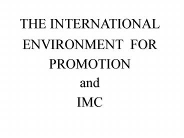 DIRECT MARKETING  and  e-COMMERCE