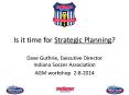 Is it time for Strategic Planning? PowerPoint PPT Presentation