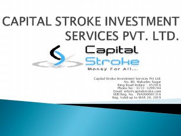 Capital stroke - Best Trading tips service provider