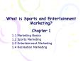 What is Sports and Entertainment Marketing? PowerPoint PPT Presentation