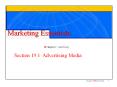 Section 19.1 Advertising Media PowerPoint PPT Presentation