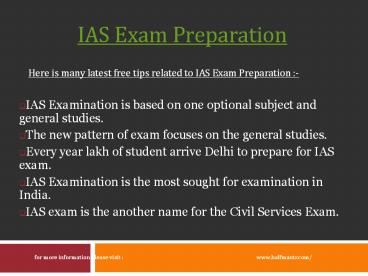 General Studies topics for IAS Exam Preparation
