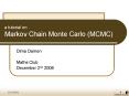 a tutorial on Markov Chain Monte Carlo (MCMC) PowerPoint PPT Presentation