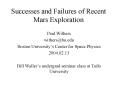 Successes and Failures of Recent Mars Exploration PowerPoint PPT Presentation