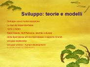 Sviluppo: teorie e modelli