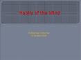 Habits of the Mind PowerPoint PPT Presentation