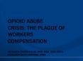 Opioid Abuse Crisis: PowerPoint PPT Presentation