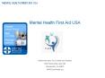 Mental Health First Aid USA PowerPoint PPT Presentation