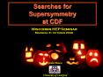 Searches for Supersymmetry at CDF PowerPoint PPT Presentation
