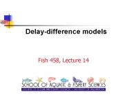 Delay-difference models